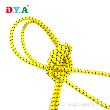 Kabel string elastis poliester dengan ujung logam